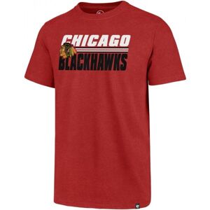 47 NHL CHICAGO BLACKHAWKS SHADOW CLUB TEE Červená S - Pánské tričko