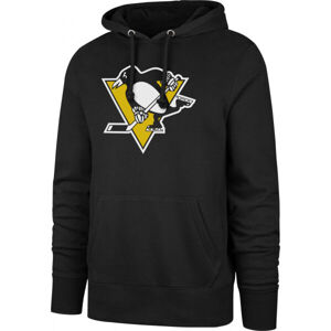 47 NHL PITTSBURGH PENGUINS IMPRINT BURNSIDE HOOD Klubová mikina, černá, velikost XL