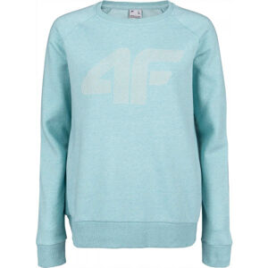 4F WOMEN´S SWEATSHIRT Dámská mikina, Světle modrá,Bílá, velikost