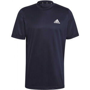 adidas PL T Pánské sportovní tričko, Tmavě modrá, velikost M