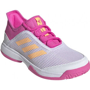 adidas ADIZERO CLUB K Bílá 6 - Dětská tenisová obuv