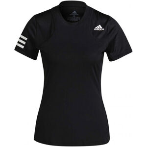 adidas CLUB TENNIS T-SHIRT Černá M - Dámské tenisové tričko