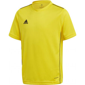 adidas CORE18 JSY Y Žlutá 128 - Juniorský fotbalový dres