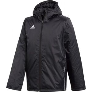 adidas CORE18 STD JKT černá 140 - Chlapecká sportovní bunda