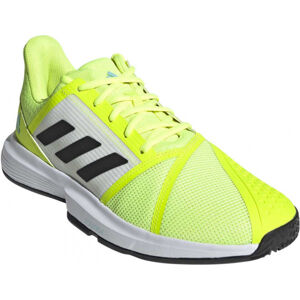 adidas COURTJAM BOUNCE M Pánská tenisová obuv, reflexní neon, velikost 42