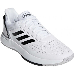 adidas COURTSMASH Bílá 11.5 - Pánská tenisová obuv