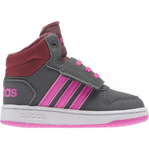adidas HOOPS MID 2.0 I Dětské tenisky, tmavě šedá, velikost