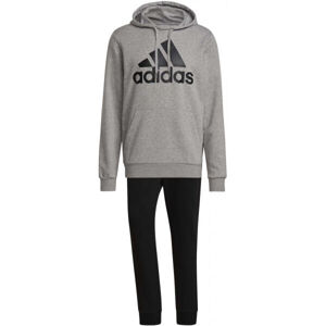 adidas ESSENTIALS Pánská tepláková souprava, šedá, velikost