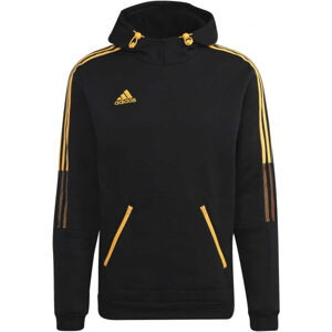 adidas TIRO HOODIE Pánská mikina, černá, veľkosť L