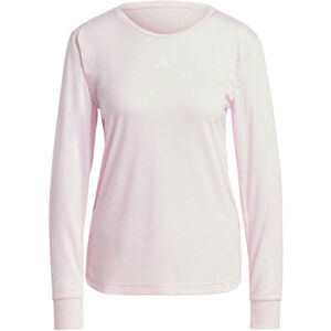 adidas UFORU LONG SLEEVE TEE Dámské tričko, růžová, velikost