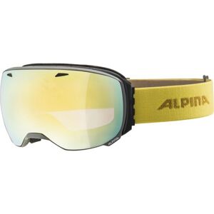 Alpina Sports BIG HORN HM Unisex lyžařské brýle, žlutá, velikost UNI
