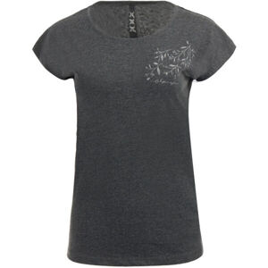 ALPINE PRO ENGELA Dámské tričko, tmavě šedá, veľkosť M