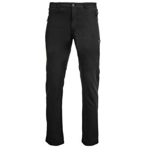 ALPINE PRO HEIRUN Pánské softshellové kalhoty, Černá, velikost 48