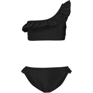 AQUOS KYRIA Dívčí dvoudílné plavky, černá, veľkosť 140-146