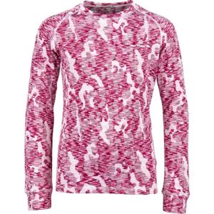 Arcore ELIAS Dětské termo triko s dlouhým rukávem, růžová, velikost 128-134