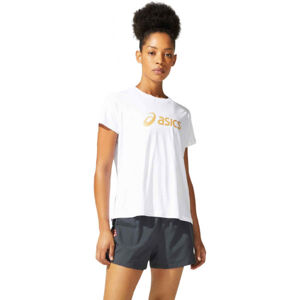 Asics SAKURA ASICS SS TOP Dámské běžecké triko, Bílá, velikost M