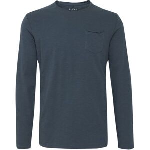 BLEND T-SHIRT L/S Pánské triko s dlouhým rukávem, tmavě modrá, velikost S