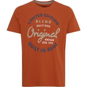 BLEND REGULAR FIT Pánské tričko, oranžová, veľkosť XXL