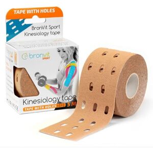 BronVit SPORT KINESIO TAPE Kinesio tejp, béžová, veľkosť OS