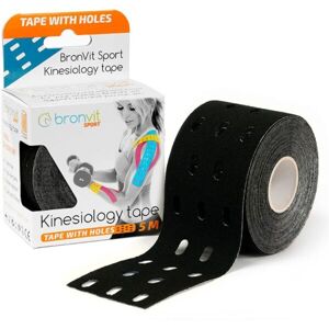 BronVit SPORT KINESIO TAPE Kinesio tejp, černá, veľkosť OS