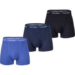 Calvin Klein 3P TRUNK Pánské boxerky, modrá, velikost L