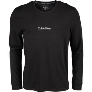 Calvin Klein L/S CREW NECK Pánské triko s dlouhým rukávem, černá, velikost S