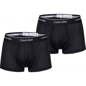 Calvin Klein LOW RISE TRUNK 2PK Černá S - Pánské boxerky