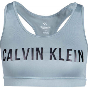 Calvin Klein MEDIUM SUPPORT BRA Dámská sportovní podprsenka, šedá, velikost L