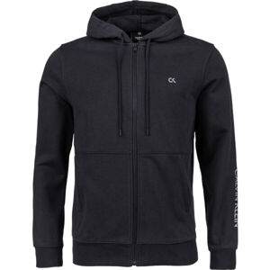 Calvin Klein FZ HOODIE Pánská mikina, černá, velikost M