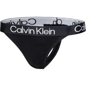 Calvin Klein THONG Černá S - Dámská tanga
