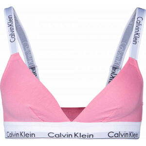 Calvin Klein UNLINED BRALETTE CROSSBACK Růžová XS - Dámská podprsenka