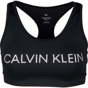 Calvin Klein MEDIUM SUPPORT SPORTS BRA Černá M - Dámská sportovní podprsenka