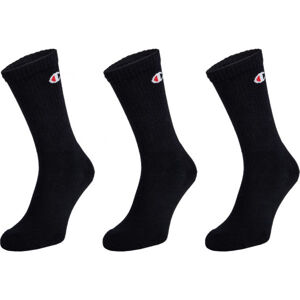 Champion CREW SOCKS LEGACY X3 Černá 35 - 38 - Unisexové ponožky