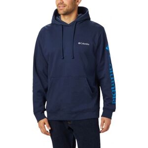 Columbia VIEWMONT II SLEEVE GRAPHIC HOODIE Pánská mikina, tmavě modrá, velikost L