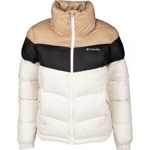 Columbia PUFFECT COLOR BLOCKED JACKET Dámská bunda, béžová, veľkosť L