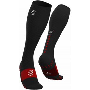 Compressport FULL SOCKS RECOVERY Kompresní podkolenky, černá, veľkosť 4M