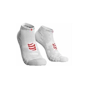 Compressport RACE V3.0 RUN LO bílá Bijela - Běžecké ponožky