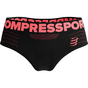 Compressport SEAMLESS BOXER Černá L - Dámské funkční kalhotky