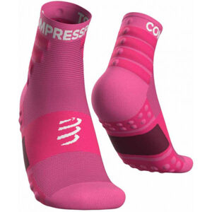Compressport TRAINING SOCKS 2-PACK růžová Ružičasta - Sportovní ponožky
