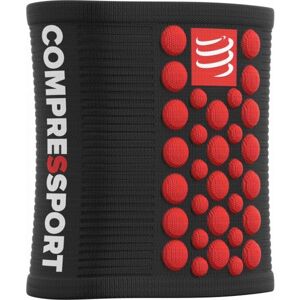 Compressport SWEATBANDS 3D.DOTS Potítko, černá, velikost UNI