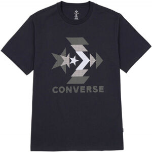 Converse ZOOMED IN GRAPPHIC TEE Černá M - Pánské tričko