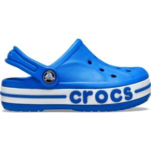 Crocs BAYABAND CLOG K Dětské pantofle, modrá, velikost 34/35