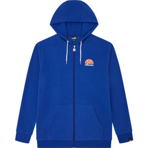 ELLESSE MILETTO FZ HOODY Pánská mikina, Modrá,Bílá, velikost S