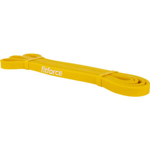 Fitforce LATEX LOOP EXPANDER 15 KG Odporová posilovací guma, žlutá, velikost UNI