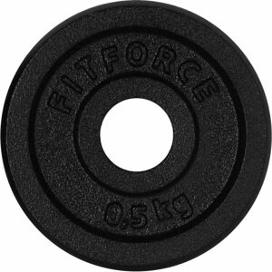 Fitforce PLB 0,5 KG x 25 MM Nakládací kotouč, černá, veľkosť 0,5 KG