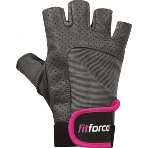 Fitforce PFR01 Šedá XS - Fitness rukavice