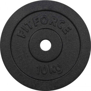 Fitforce PLB 10 KG x 30 MM Nakládací kotouč, černá, veľkosť 10 KG