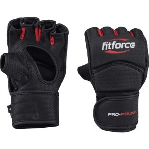 Fitforce PRO POWER Černá XL - MMA bezprsté rukavice