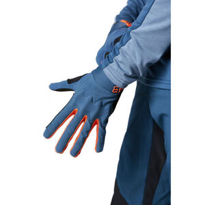 Fox DEFEND D3O Modrá L - Pánské cyklistické rukavice