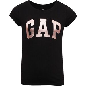 GAP HERITAGE VALUE LOGO Dívčí tričko, černá, veľkosť XL